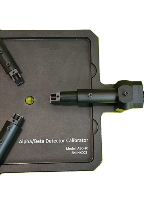 Alpha/beta detector calibratior